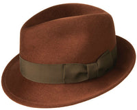 Bailey Riff Cognac Fedora Hat